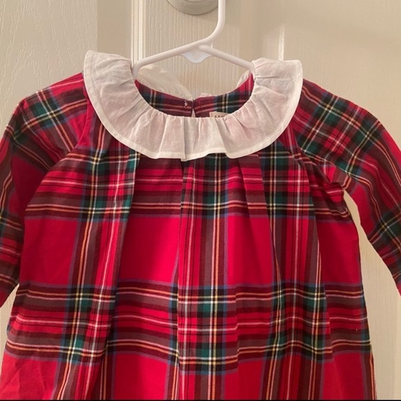 Hope and Henry Plaid Holiday Dress Size 6-9 Months - Picture 2 of 5